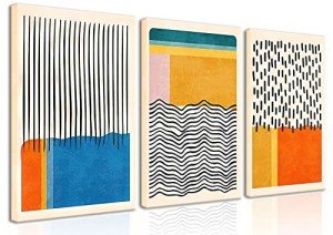 Set of 3 Midcentury Modern Wall Art Prints