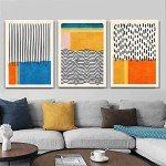 Set of 3 Midcentury Modern Wall Art Prints