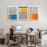 Set of 3 Midcentury Modern Wall Art Prints