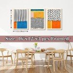 Set of 3 Midcentury Modern Wall Art Prints