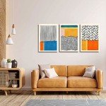 Set of 3 Midcentury Modern Wall Art Prints