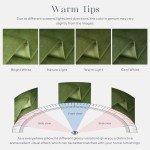 Set of 2 Green Velvet Throw Pillow Covers 18x18