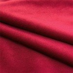 Set of 2 Wine Red Velvet Throw Pillow Covers