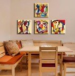 Colorful Music Wall Art - 4 Piece Canvas Set