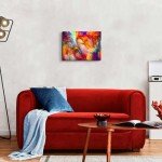 Colorful Abstract Canvas Wall Art for Living Room