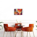 Colorful Abstract Canvas Wall Art for Living Room