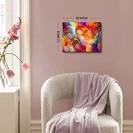 Colorful Abstract Canvas Wall Art for Living Room