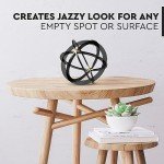 Black & Gold Decorative Spheres for Home Decor