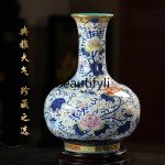 Blue and White Antique Jingdezhen Ceramic Vase