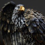 Retro Eagle Sculpture - Unique Home Decor Accent