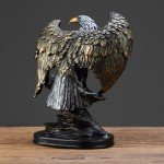 Retro Eagle Sculpture - Unique Home Decor Accent