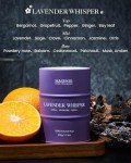 M&SENSE Lavender Soy Candle - 70 Hour Aroma