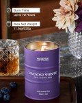 M&SENSE Lavender Soy Candle - 70 Hour Aroma