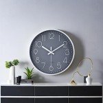 Jomparis 12-Inch Silent Battery Wall Clock