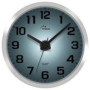WallarGe Silent Glow in the Dark Wall Clock