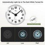 WallarGe Silent Glow in the Dark Wall Clock