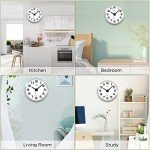 WallarGe Silent Glow in the Dark Wall Clock