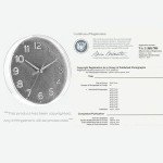 Green Silent Wall Clock - 8 Inch Modern Decor