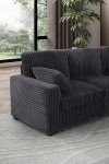 Plush U-Shaped Sleeper Sectional Sofa with Chaise