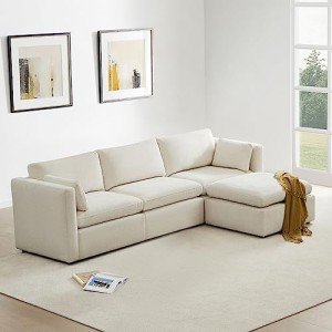 Chita Oversized L-Shaped Modular Sofa with Storage