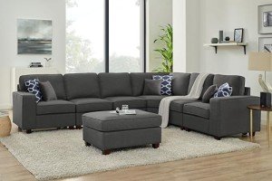 Devion Maison Modular Sofa and Ottoman Set