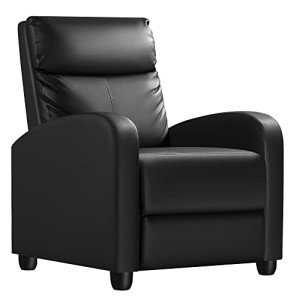 Homall Leather Recliner Chair with Lumbar Support