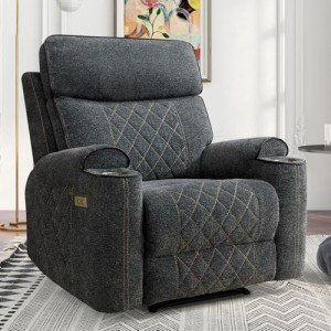 Electric Recliner Chair with Cup Holders