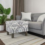 Upholstered Rectangular Storage Ottoman in Suri Blue