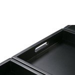 Avalon 42 Inch Rectangle Storage Ottoman in Slate Grey