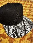 Custom Tribal Black Snapback for 4th of July