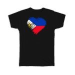 Filipino Heart T-Shirt for 4th of July Celebrations