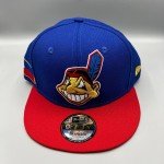 Cleveland Indians Blue Snapback Hat with Philippine Flag
