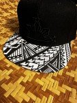Custom Tribal Black Snapback for 4th of July