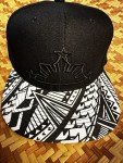 Custom Tribal Black Snapback for 4th of July