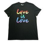 Pride Short Sleeve Black Tee for 4th of July