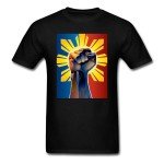 Filipino Flag Fist T-Shirt for 4th of July
