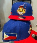 Cleveland Indians Wahoo Flag Patch Snapback Hat