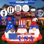 6FT Patriotic Inflatable for 4th of July