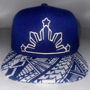 Filipino Flag Snapback Hat with 3 Stars & Sun