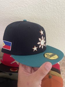 Filipino Flag Patch Hat - 4th of July Style