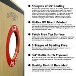 Patriotic Eagle Cornhole Board Set - No Bounce!