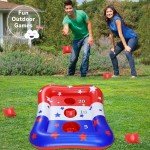 36" Inflatable Pool Cornhole Game for Everyone