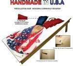 Custom Patriotic Cornhole Boards with Bags Set