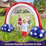American Flag Inflatable Sprinkler for Kids