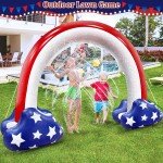 American Flag Inflatable Sprinkler for Kids