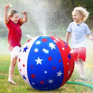 Inflatable 4th of July American Flag Sprinkler