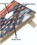 Custom Patriotic Cornhole Boards with Bags
