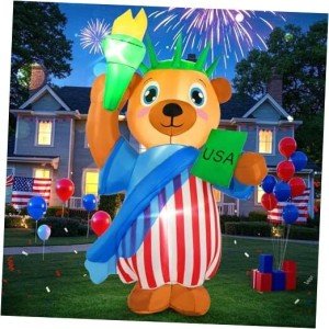 6 FT 4th of July Outdoor Inflatable Decor