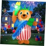 6 FT 4th of July Outdoor Inflatable Decor