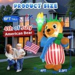 6 FT 4th of July Outdoor Inflatable Decor
